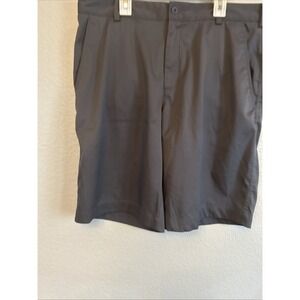 Nike Golf Shorts Mens 34 Dri-Fit Standard Fit Performance Chino Flat Front Gray